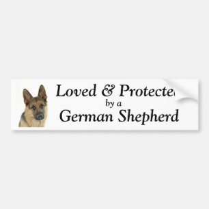German Shepherd Lover's Delight Bumper Sticker