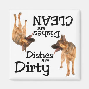 German Shepherd Lovers Dishwasher Magnet
