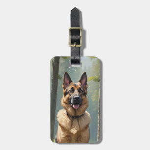 German Shepherd Luggage Tags