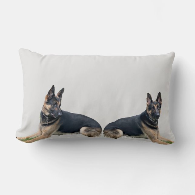 GERMAN SHEPHERD  LUMBAR CUSHION (Front)