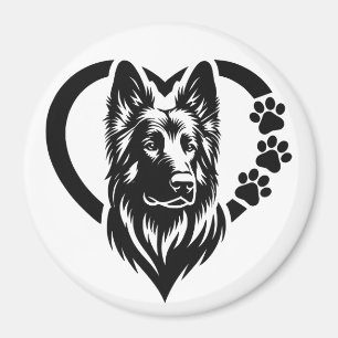 German Shepherd Magnet