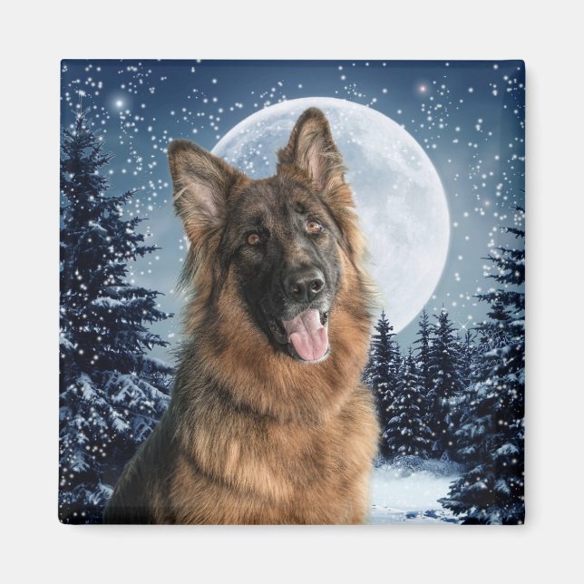 German Shepherd Magnet (Front)