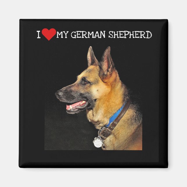 German Shepherd Magnet (Front)