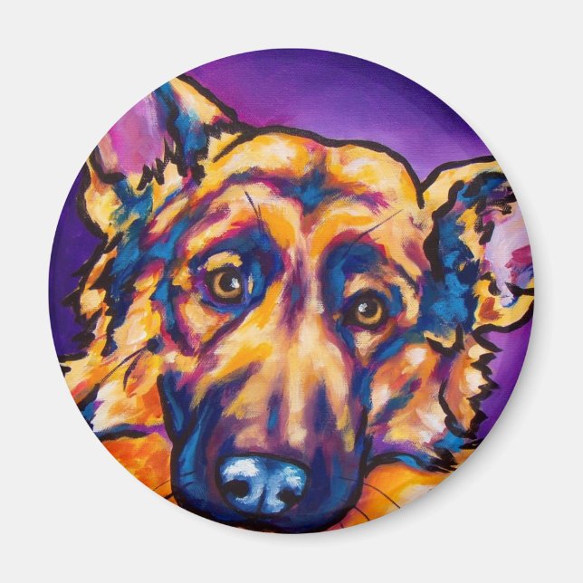 German Shepherd Magnet (Front)