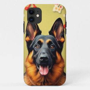 German Shepherd Majestic Canine Guardian Elegance  Case-Mate iPhone Case