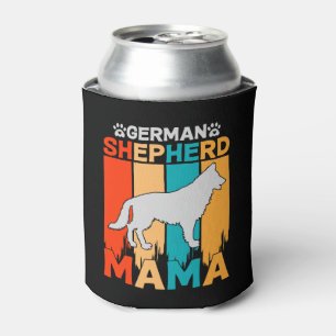 German Shepherd MAMA, Blue Brown  Can Cooler