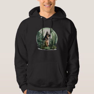 German Shepherd Mama Plant Dog Hoodie