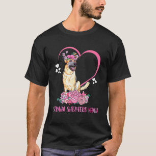 German Shepherd Mama Women Girls Mum Mama T-Shirt
