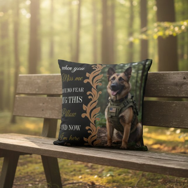 German Shepherd Memorial Hug This Pillow (Creator Uploaded)