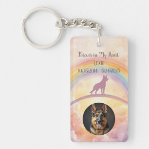 German Shepherd Memorial Keychain – QR Music