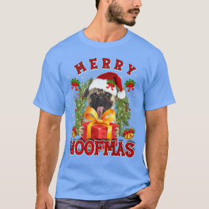German Shepherd Merry Xmas Woofmas Xmas Lights San T-Shirt