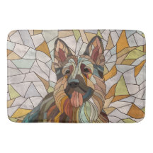 German Shepherd - Mosaic Art