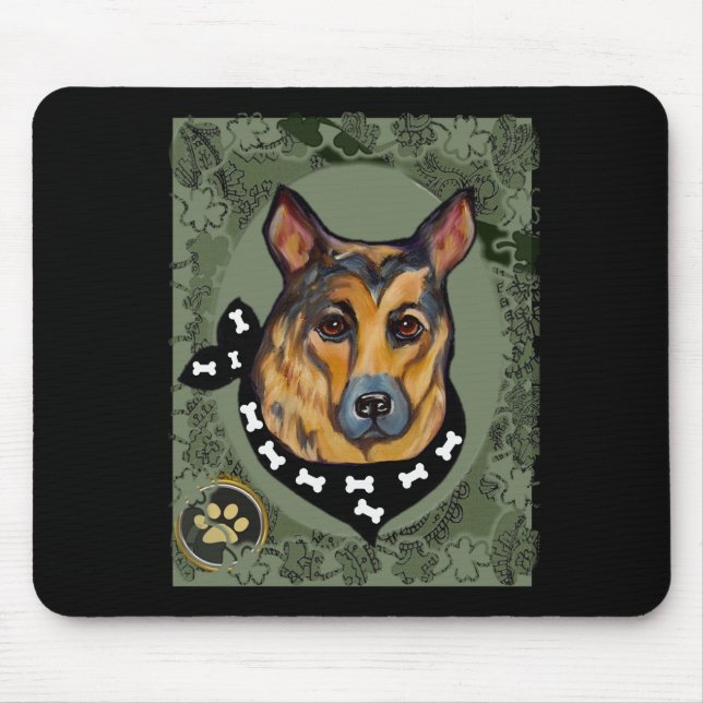 GERMAN SHEPHERD MOUSE PAD (Front)
