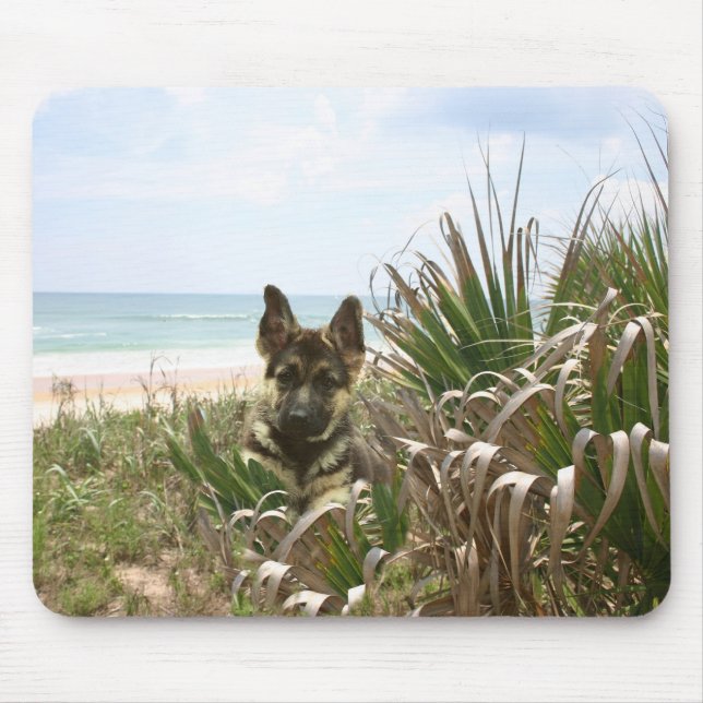 German Shepherd Mousepad Beachgrass (Front)
