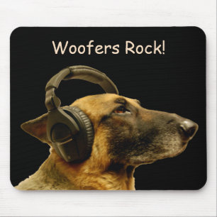 German Shepherd Mousepad DJ