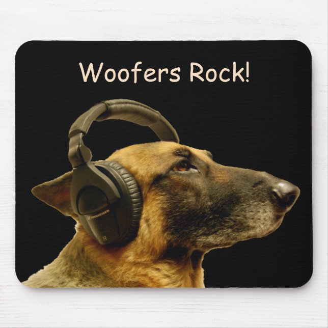 German Shepherd Mousepad DJ (Front)