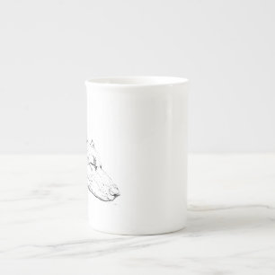 German Shepherd Mug, Personalised Dog Mom Coffee Bone China Mug
