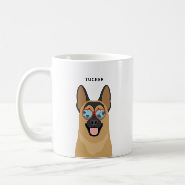 German Shepherd Mugs (Left)