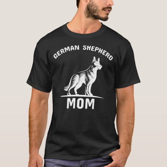 German Shepherd Mum 33 T-Shirt (Front)