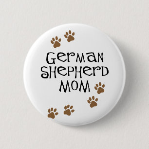 German Shepherd Mum 6 Cm Round Badge
