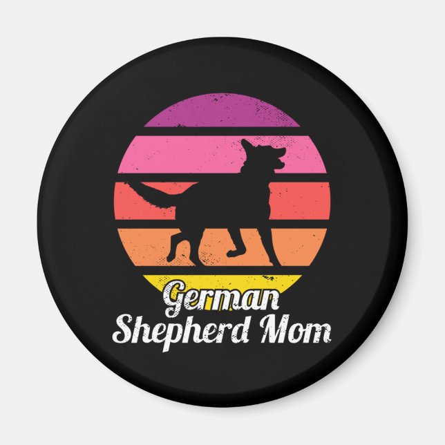 German Shepherd Mum Magnet (Front)