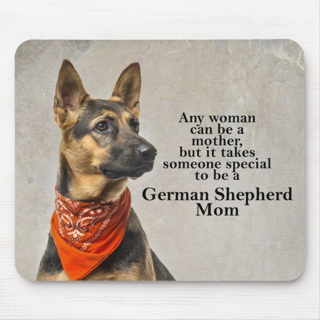 German Shepherd Mum Mousepad (Front)