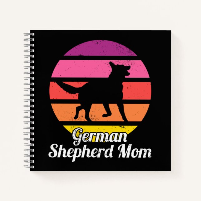 German Shepherd Mum Notebook (Front)