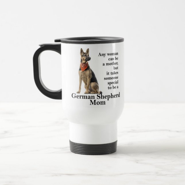 German Shepherd Mum Travel Mug (Left)
