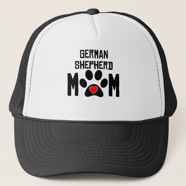 German Shepherd Mum Trucker Hat (Front)