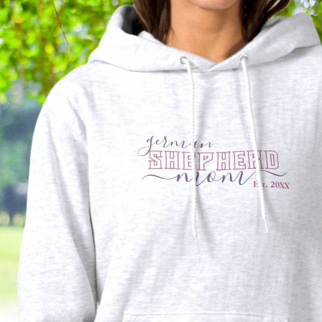 German Shepherd Mum with Year Hoodie (Creator Uploaded)