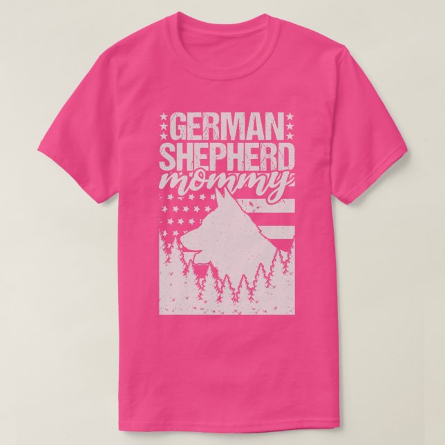 German Shepherd Mummy 1 T-Shirt (Design Front)