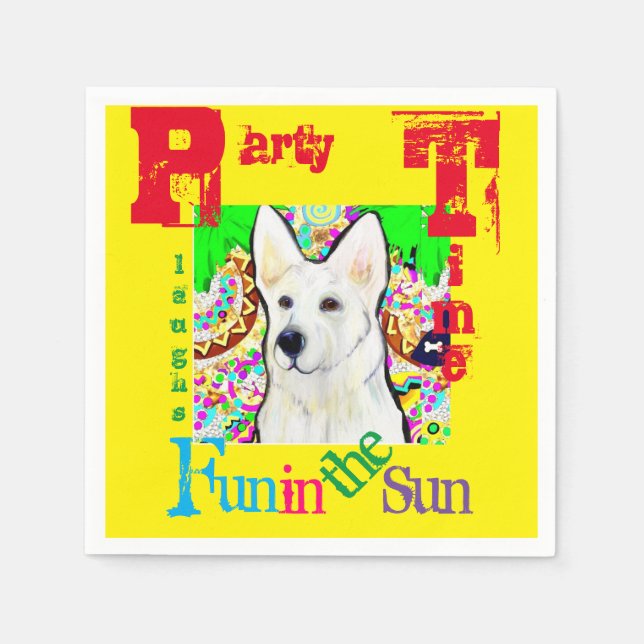 German Shepherd  Napkin (Front)