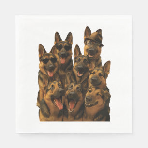 German Shepherd Napkin