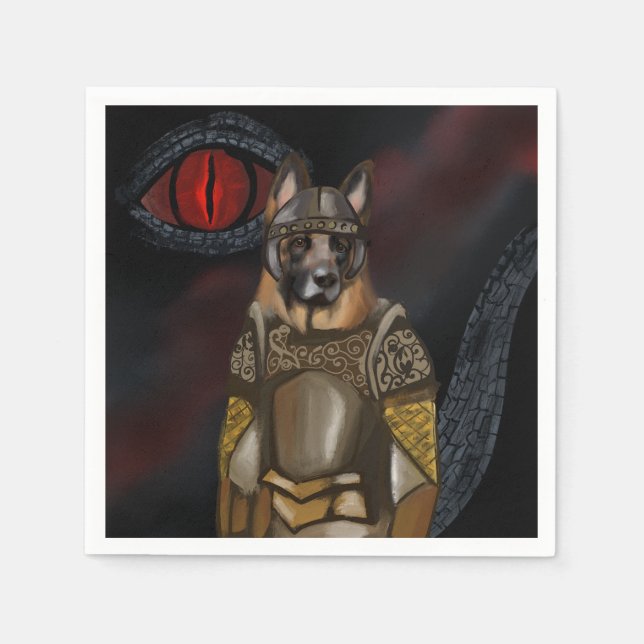 German Shepherd        Napkin (Front)