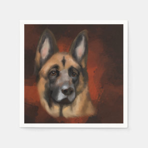 GERMAN SHEPHERD NAPKIN