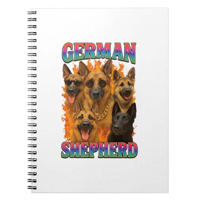 German Shepherd Notebook (Front)