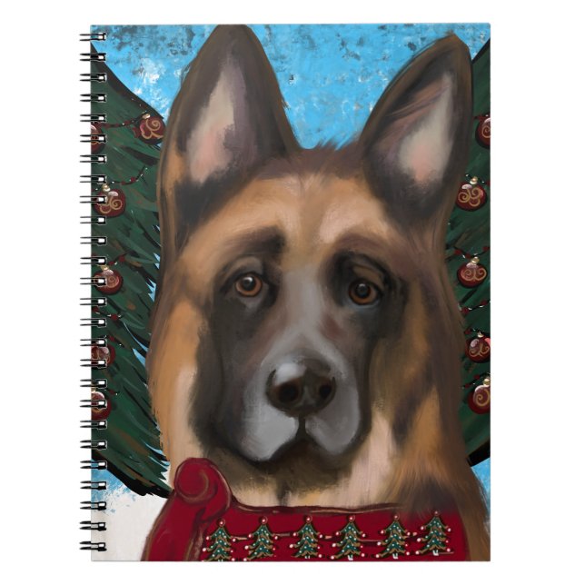 German Shepherd  Notebook (Front)
