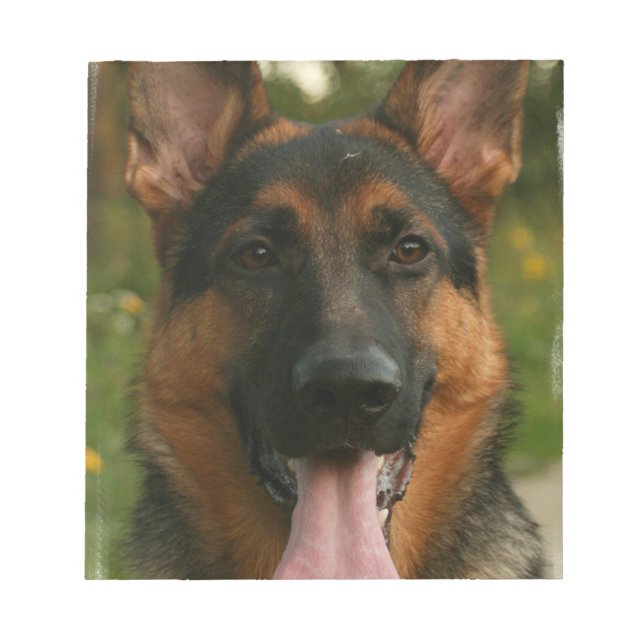 German Shepherd  Notepad (Front)