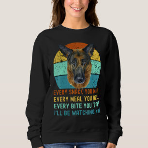 German Shepherd Or Alsatian  Dog Mama Or Dad Dog Sweatshirt