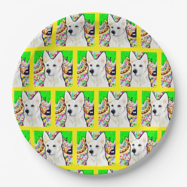 German Shepherd   Paper Plate (Front)