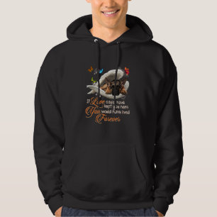German Shepherd Paw Love Loss Of Dog Beautiful Pet Hoodie