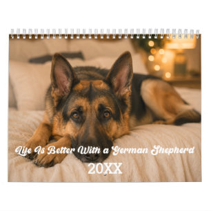 German Shepherd photo Life is Better 2027 Calendar