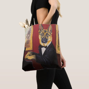 German Shepherd   Piano Waltz Tote Bag