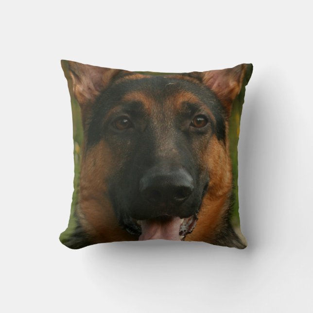 German Shepherd Pillow (Front)