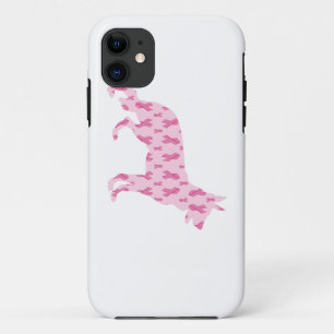 German Shepherd Pink Cancer Ribbons Case-Mate iPhone Case