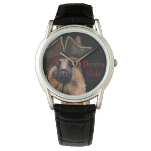 GERMAN SHEPHERD PIRATE WATCH