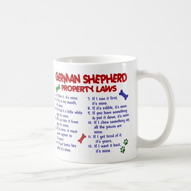 GERMAN SHEPHERD PL2 COFFEE MUG (Right)
