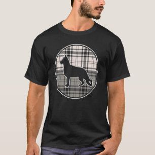German Shepherd Plaid T-Shirt