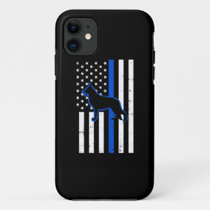 German Shepherd Police Dog K9 Patriotic Case-Mate iPhone Case