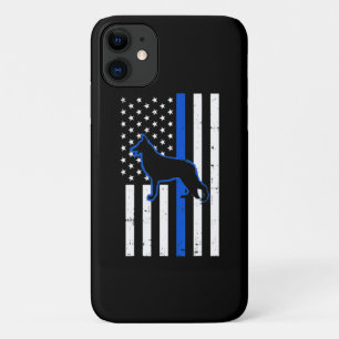 German Shepherd Police Dog K9 Patriotic Case-Mate iPhone Case